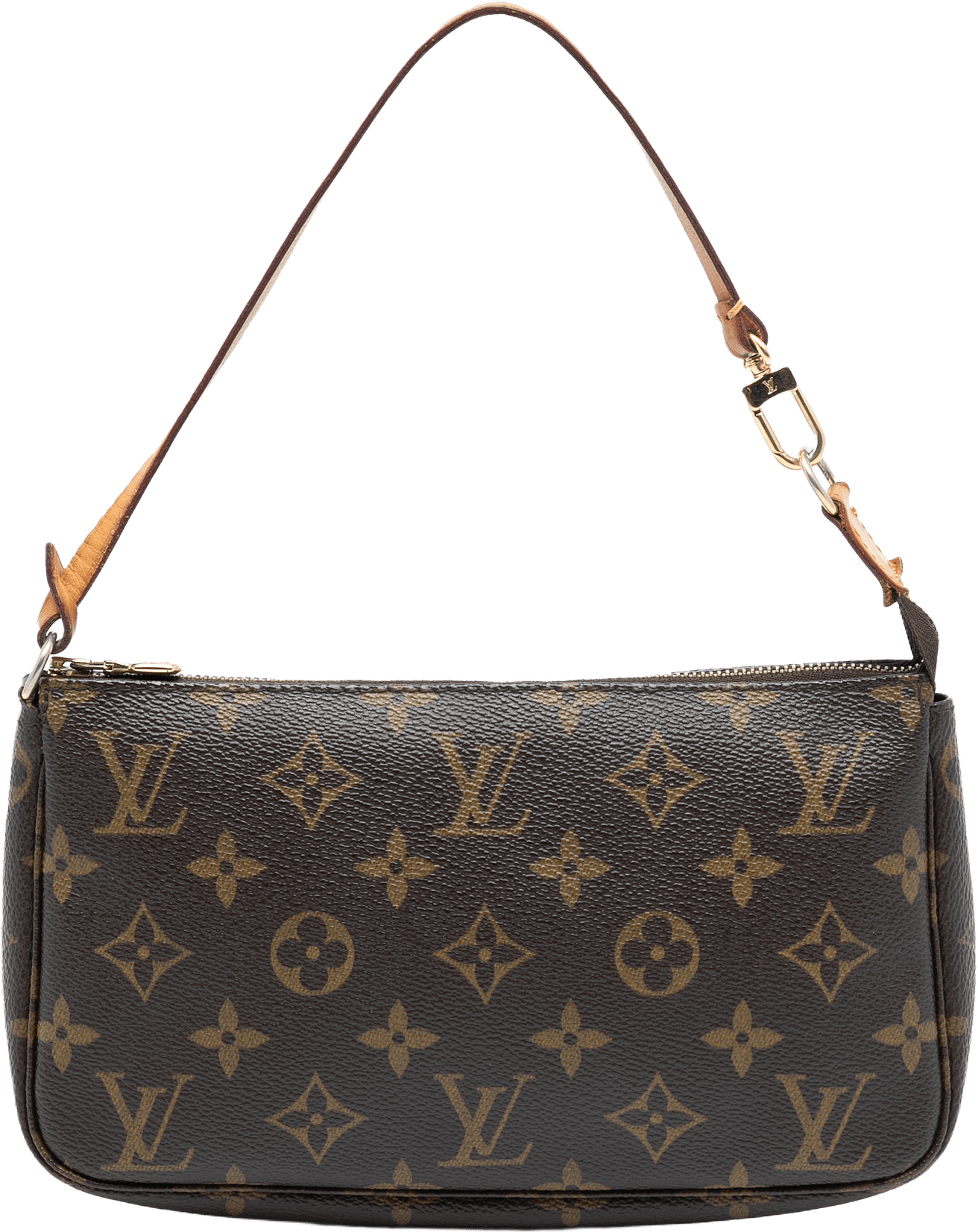 Louis Vuitton Monogram Pochette Accessoires, från Luxclusif, i färgen brown.
