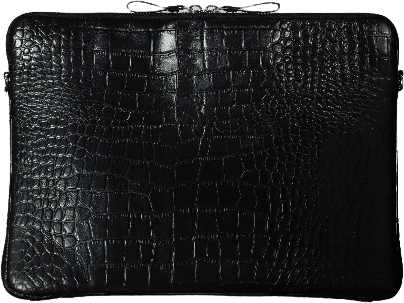 Laptopfodral i skinn TESS 13 tum, från Wera, i färgen Crocodile.
