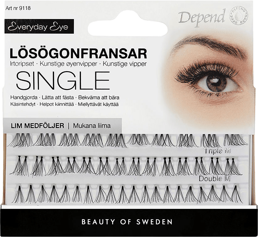 Lösögonfrans Elegance, från Depend, i färgen Elegance.