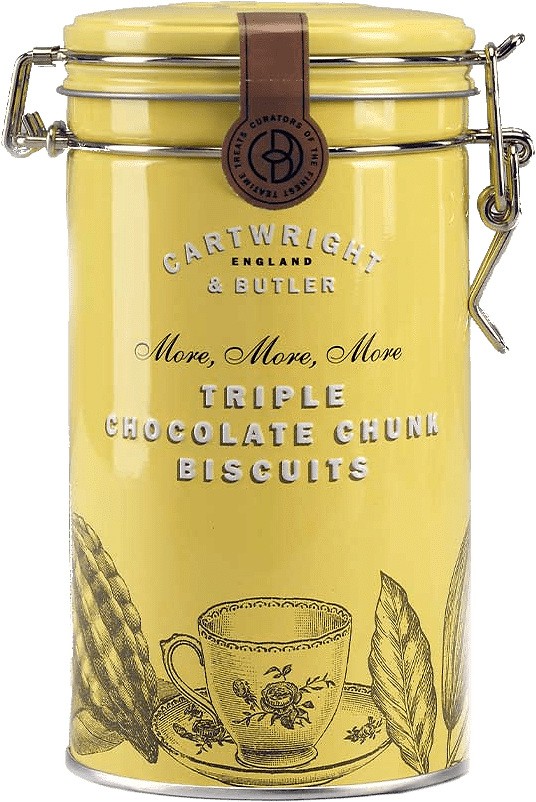 Kakor Triple Choc Chunk Biscuits, från Cartwright & Butler, i färgen Gul.