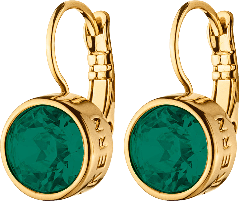 Örhänge Louise, från Dyrberg & Kern, i färgen Green/Gold.