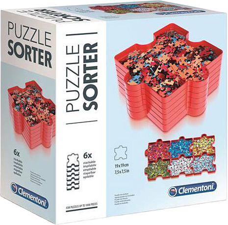 Pusselsorterare 6 delar, från Clementoni.