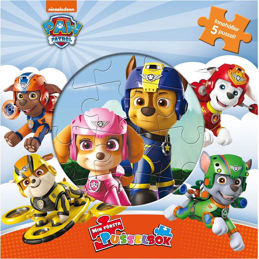 Min första Pusselbok - Paw Patrol, från Karrusel.