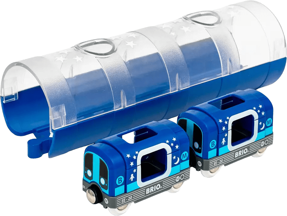 33970 Tunnelbanetåg och tunnel, från Brio.