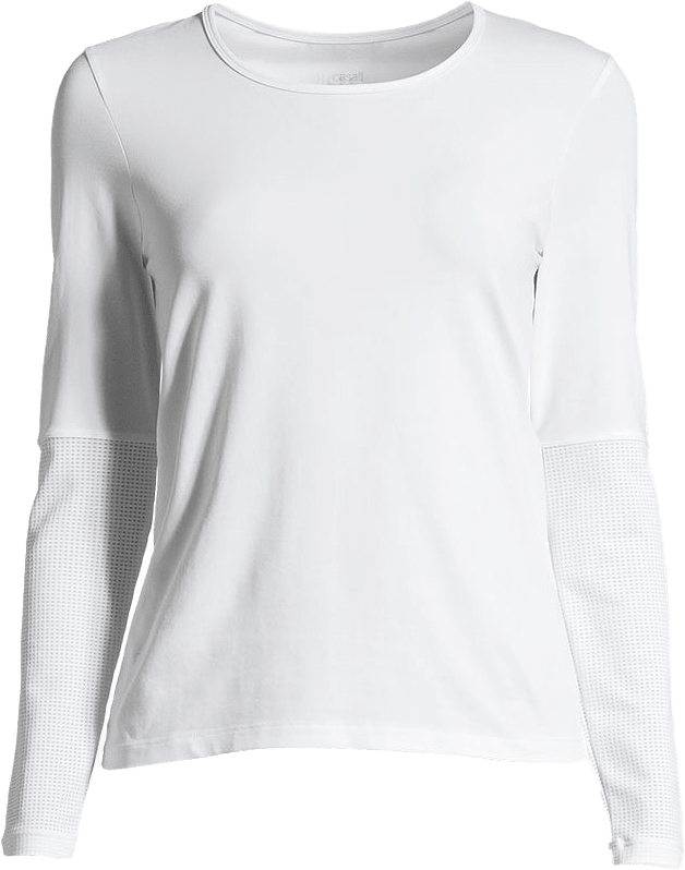 Essential Iconic Long Sleeve, från Casall, i färgen White.