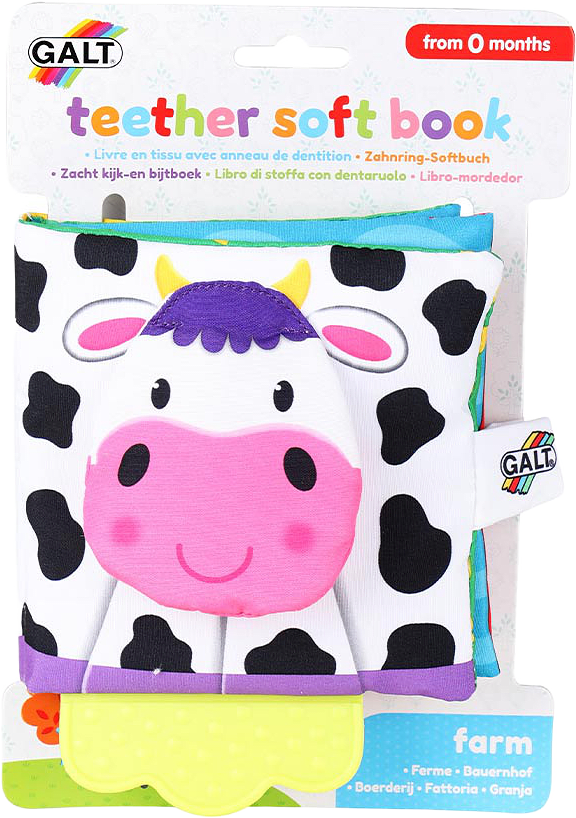 Mjukbok med tuggdel - Bondgård, från GALT.