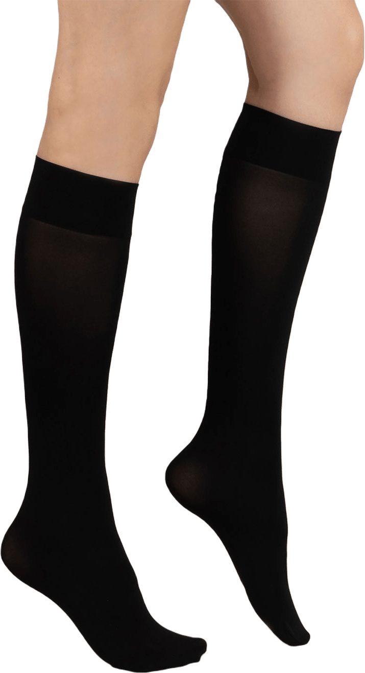 Knästrumpa 50 Den - Matt Lyster, från BleuForêt, i färgen Noir.