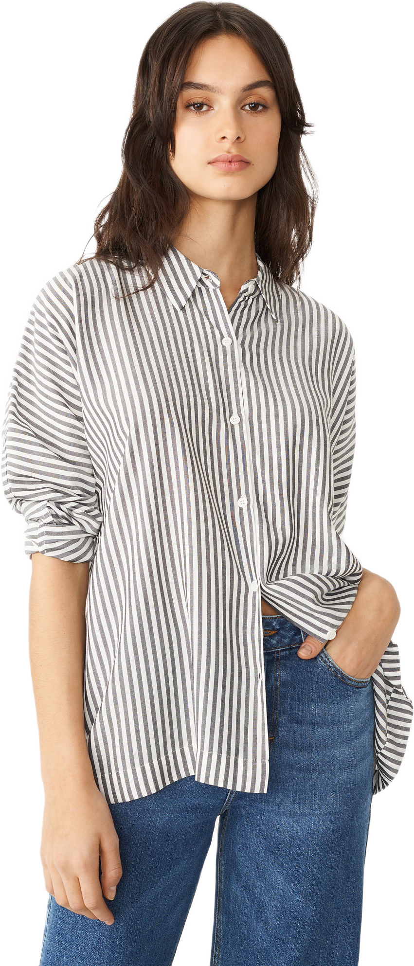 Skjortblus BRIENNE, från Carin Wester, i färgen Stripes.