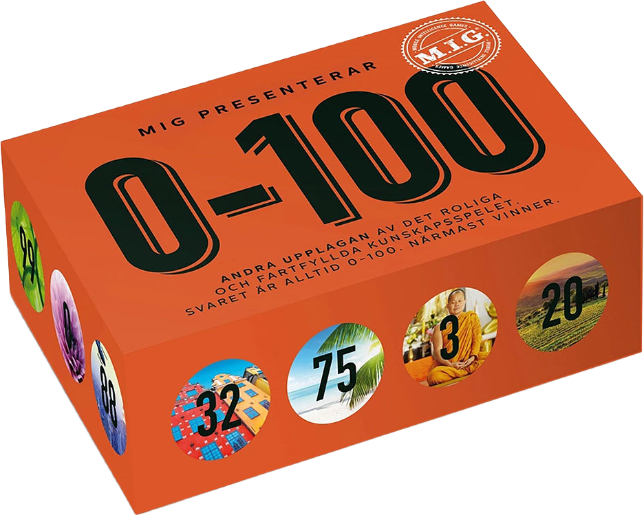 Frågespel - MIG 0-100 Orange, från M.I.G.
