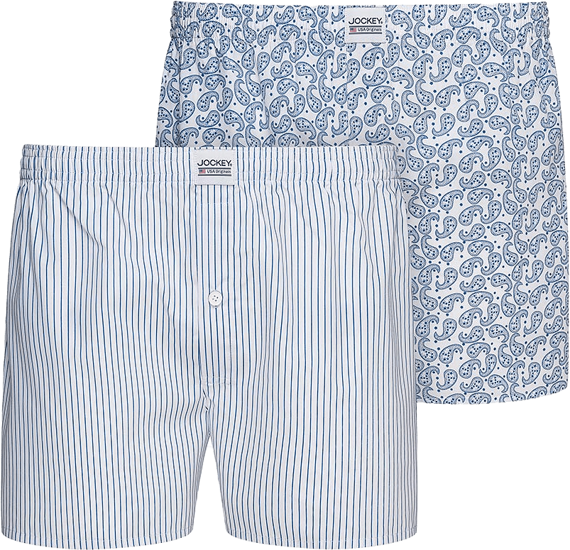 Boxer Woven 2-Pack, från Jockey, i färgen White.