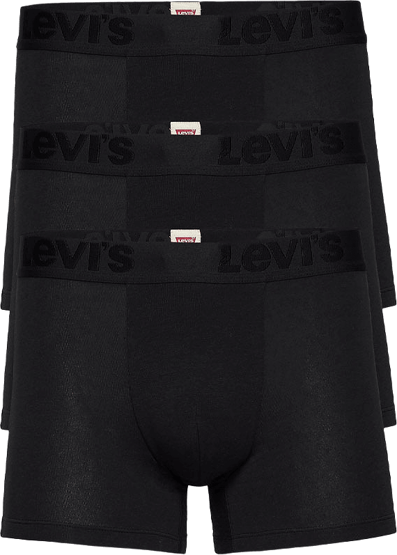 3- pack Premium Boxer brief, från Levi's, i färgen Black.