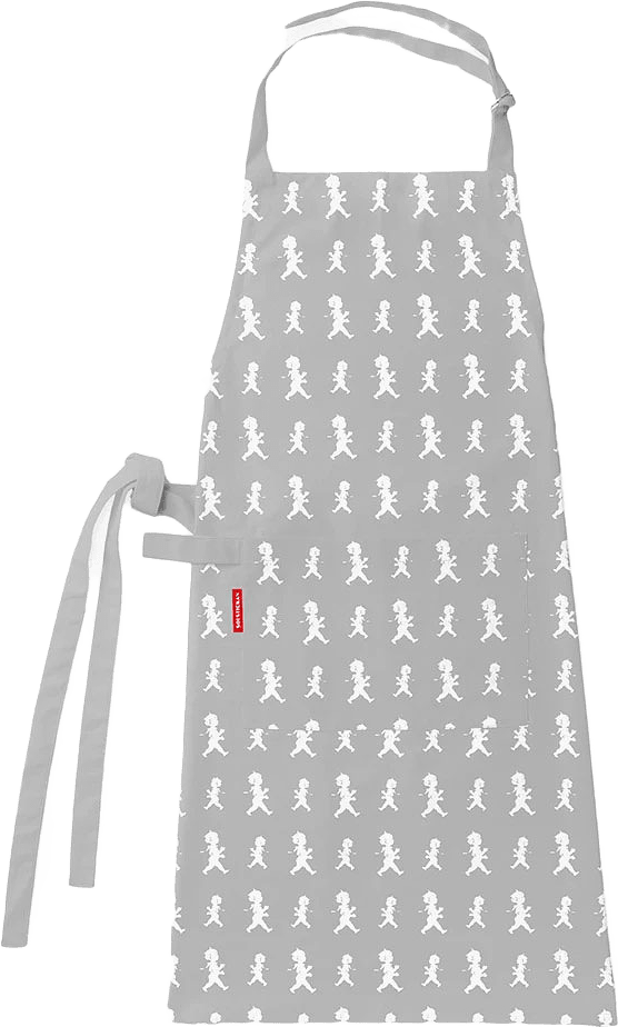 Förkläde vuxen 90 cm, från Solstickan Design, i färgen Grå.