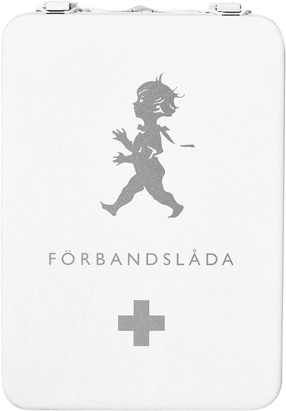 Förbandslåda 23 cm, från Solstickan Design, i färgen Vit.