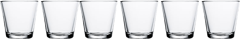 Dricksglas i set om 6, Kartio, från Iittala, i färgen Transparent.