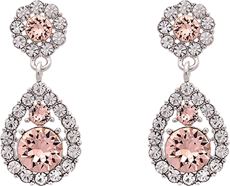 Petite Sofia Earrings - Silk, från Lily and Rose, i färgen Silk.