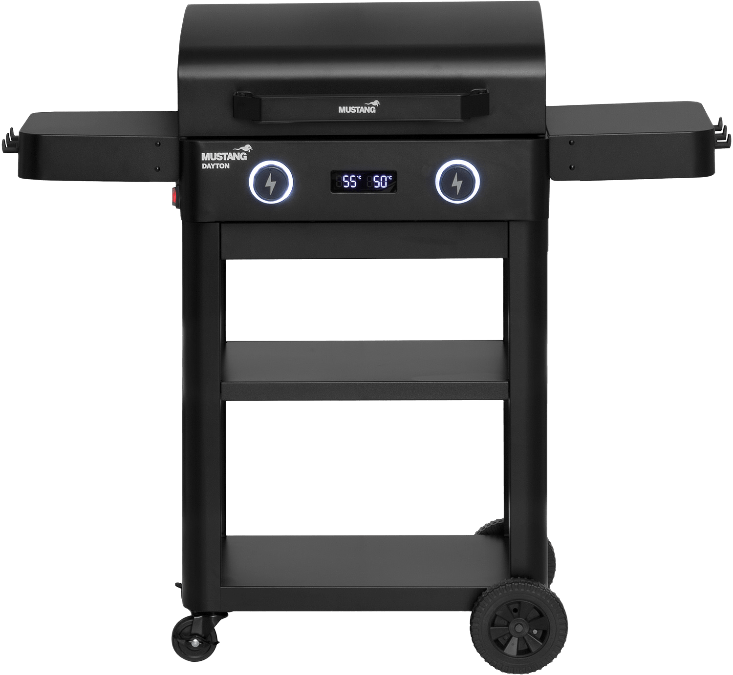 Elgrill Dayton 648961, från Mustang, i färgen svart.