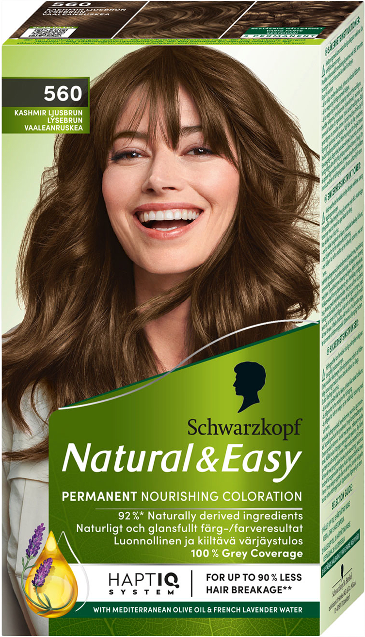 Natural & Easy 560 Kashmir Ljusbrun, från Schwarzkopf, i färgen Kashmir Ljusbrun.