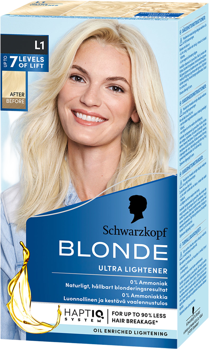 Blonde L1 Intensiv Blondering, från Schwarzkopf, i färgen L1 Intensive Lightener.