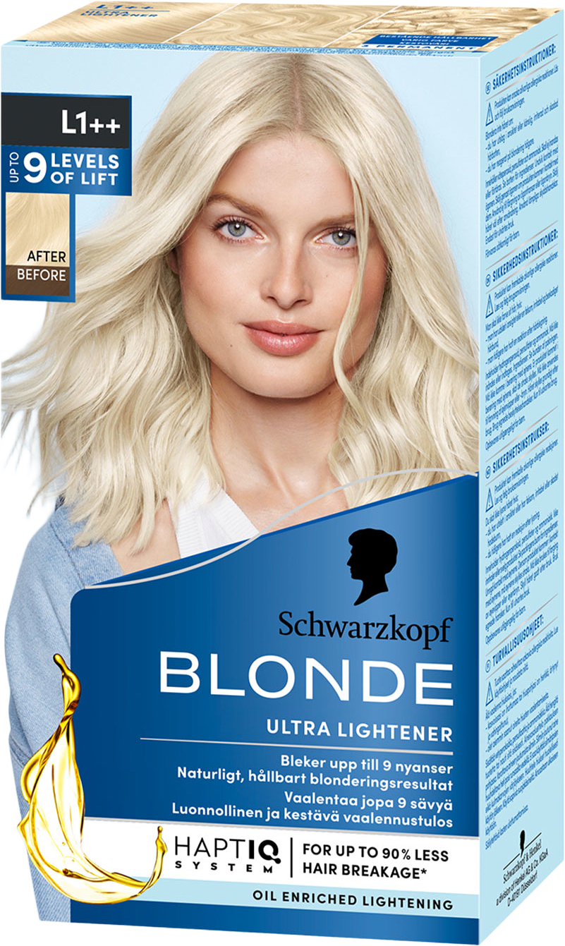 Blonde L1++ Extreme Blondering+, från Schwarzkopf, i färgen L1++ Extreme Lightener.