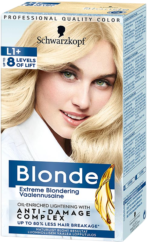 Blonde L1+ Extreme Blondering, från Schwarzkopf, i färgen L1+ Extreme Lightener.