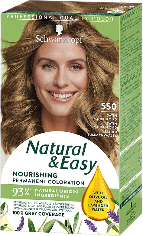 Natural & Easy 550 Satin Mörkblond
