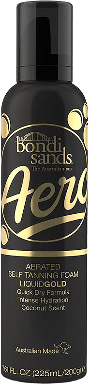 Aero Self Tan Foam Liquid Gold, från Bondi Sands, i färgen 225 ml.