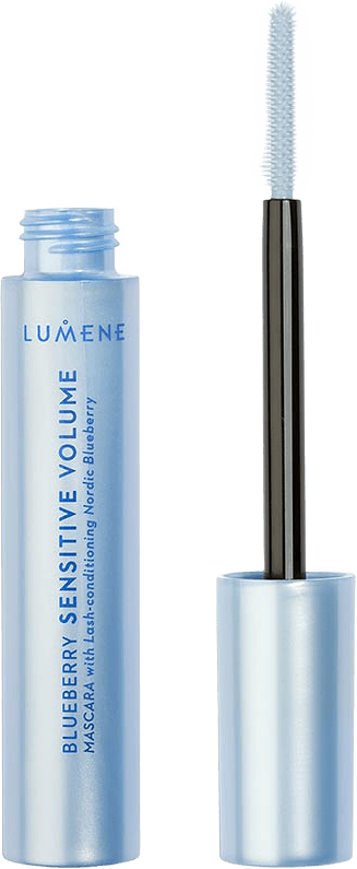 Blueberry Sensitive Volume Mascara Black, från Lumene, i färgen Black.