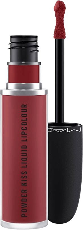 Powder Kiss Liquid Lip Color, från MAC Cosmetics, i färgen Fashion Emergency.