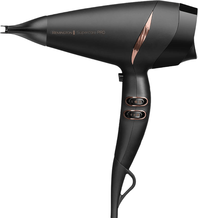 Supercare PRO 2200 AC Hårfön - AC7200, från Remington, i färgen Black/Gold.