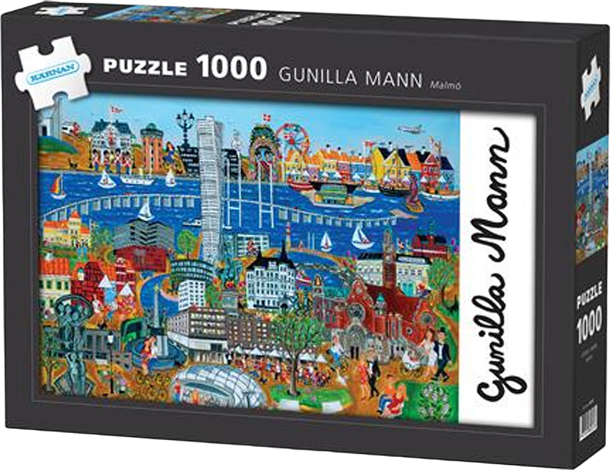 Pussel Malmö 1000 bitar, från KÄRNAN.