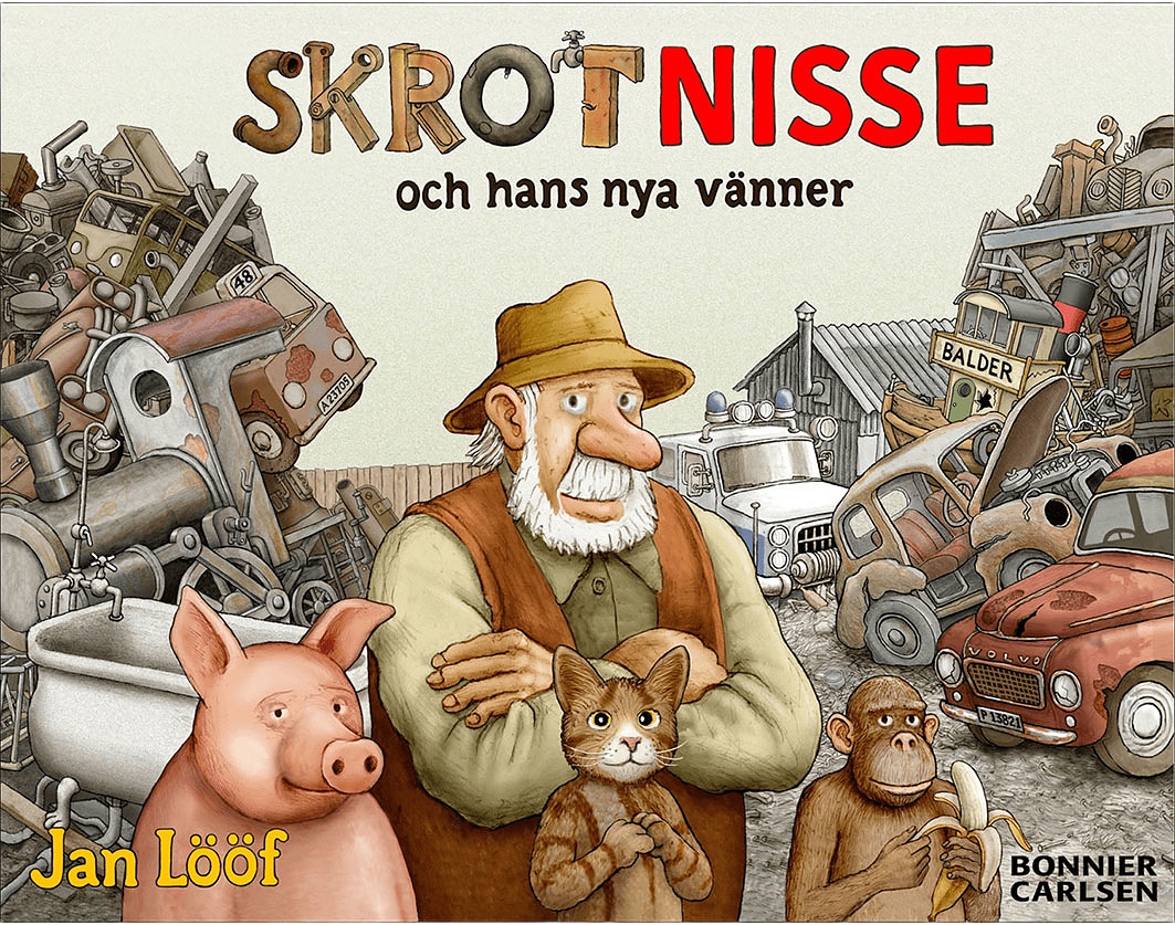 Skrot-Nisse och hans nya vänner barn 3-6 år, från Bonnier Carlsen.