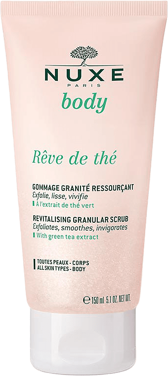 Body Reve de thé Granular Scrub, från NUXE, i färgen 150 ml.