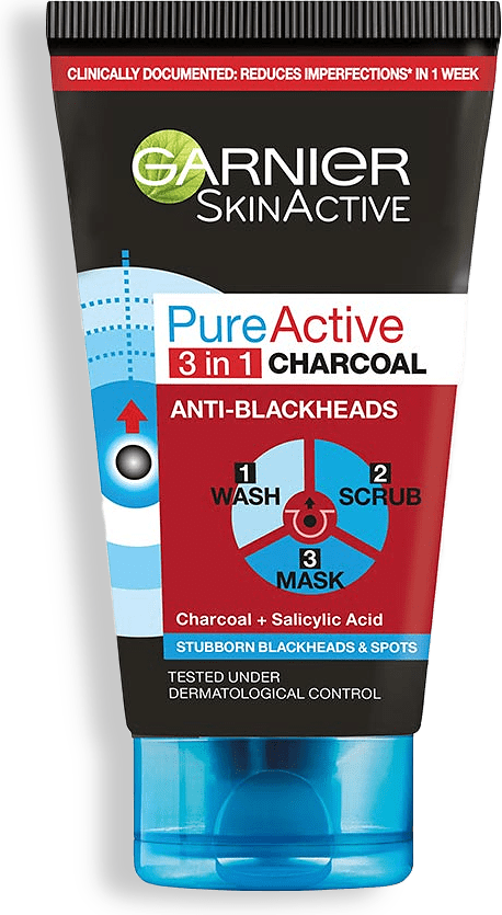 SkinActive Pure Active Intensive 3-in-1 Charcoal