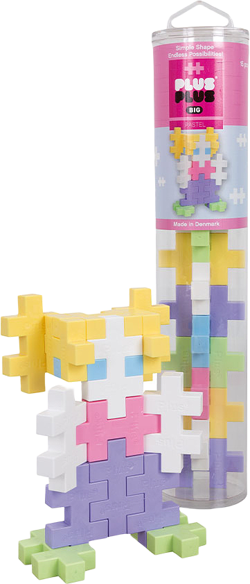 BIG Pastell Tub 15 bitar