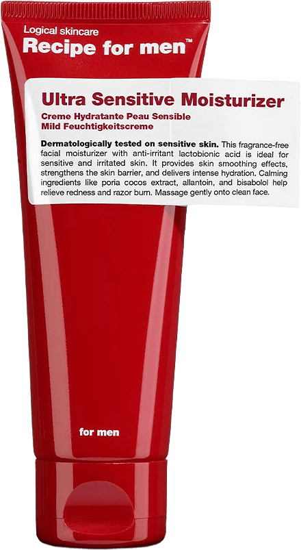 Ultra Sensitive Moisturizer, från Recipe For Men.