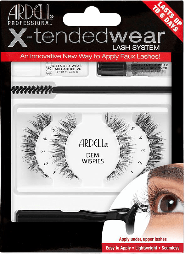 X-tended Wear Lash System, från Ardell, i färgen Demi Wispies.