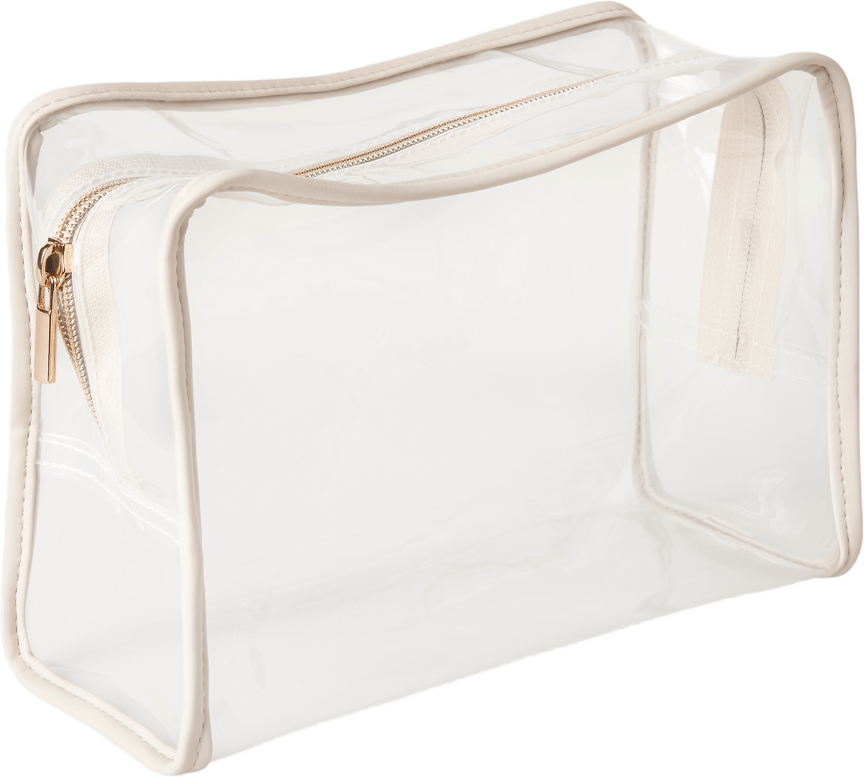 Transparent necessär large, från Åhléns, i färgen Beige.