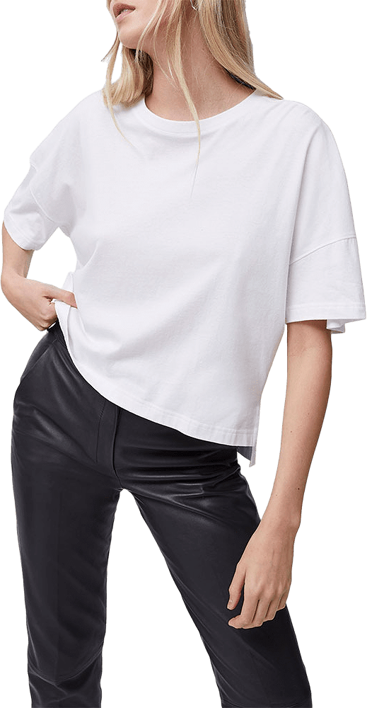 Tally oversize t-shirt, från French Connection, i färgen Linen White.