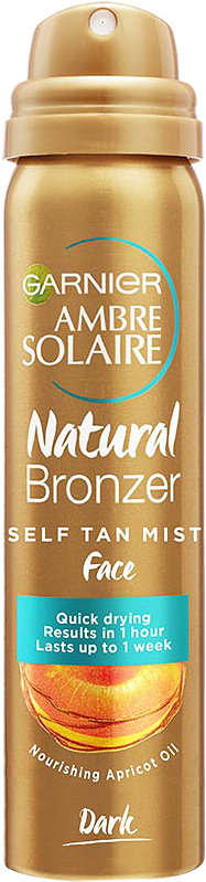 Ambre Solaire Natural Bronzer Face Spray, från Garnier.
