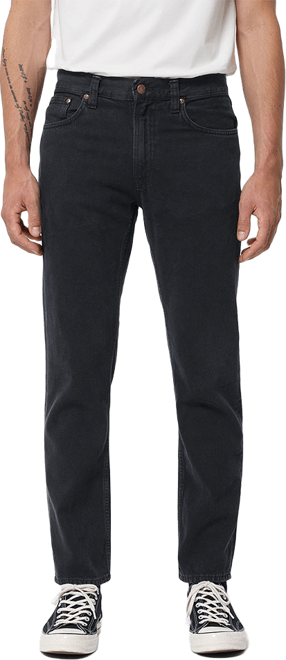 Gritty Jackson Jeans, från Nudie Jeans, i färgen Black Forest.