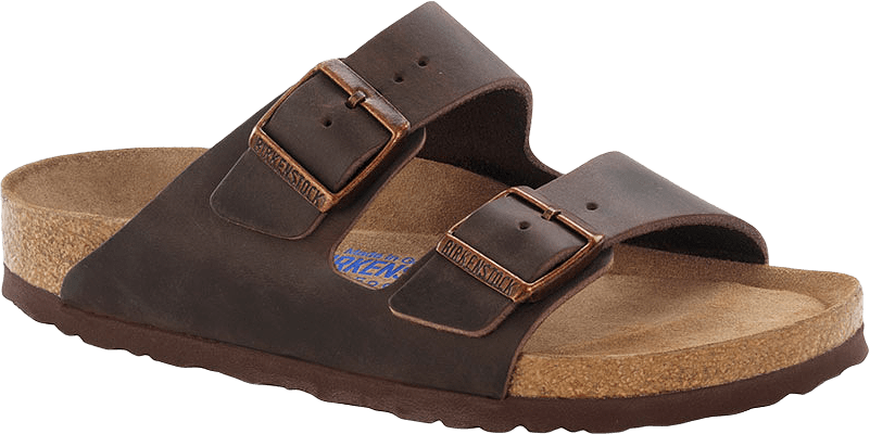 Arizona Soft Footbed. Narrow, från Birkenstock, i färgen Habana.