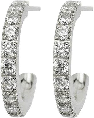 Glow Earrings Steel, från Edblad, i färgen Silver.