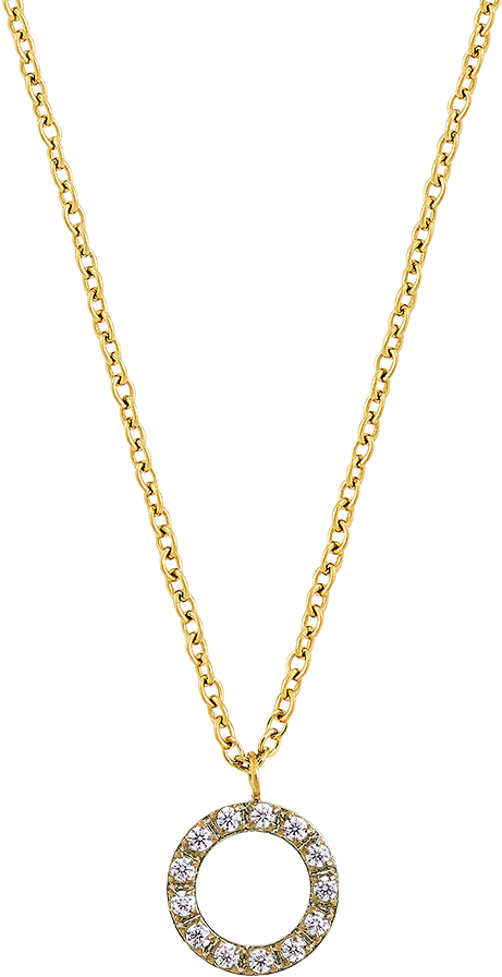 Glow Necklace Mini Gold, från Edblad, i färgen Gold.