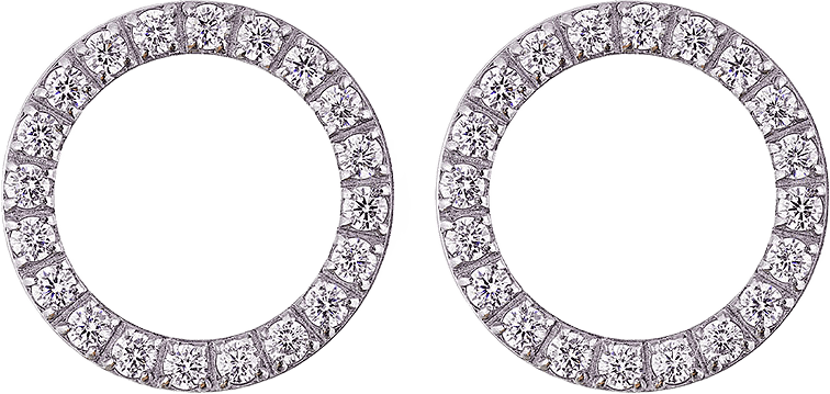 Glow Studs Steel, från Edblad, i färgen Silver.