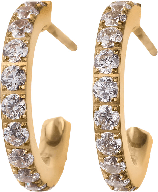 Glow Earrings Gold, från Edblad, i färgen Gold.