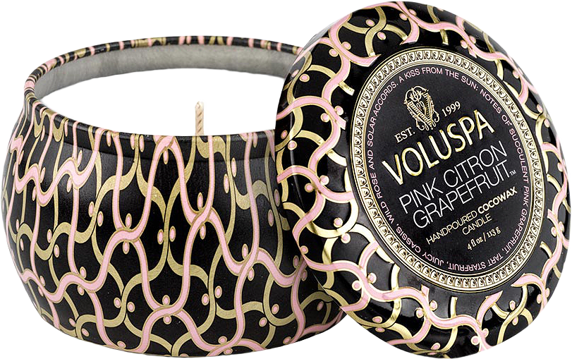 Minitin Candle 25h Pink Citron Grapefruit, från Voluspa.