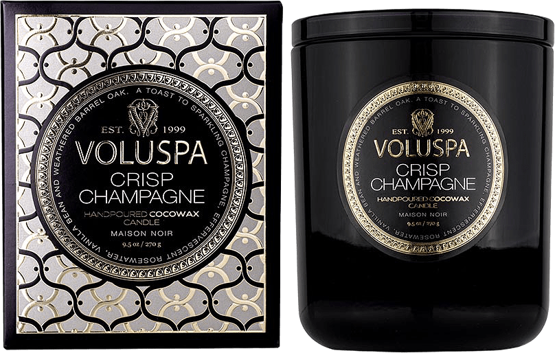 Boxed Candle 60h Crisp Champagne