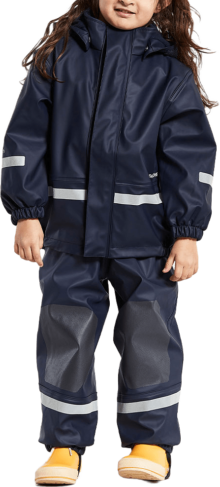 Regnset Barn Boardman, från Didriksons, i färgen Navy.