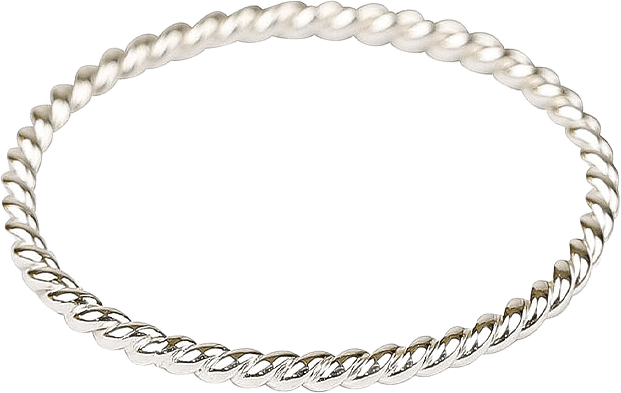 Tiny Twisted Ring Silver 6, från Syster P, i färgen Silver.