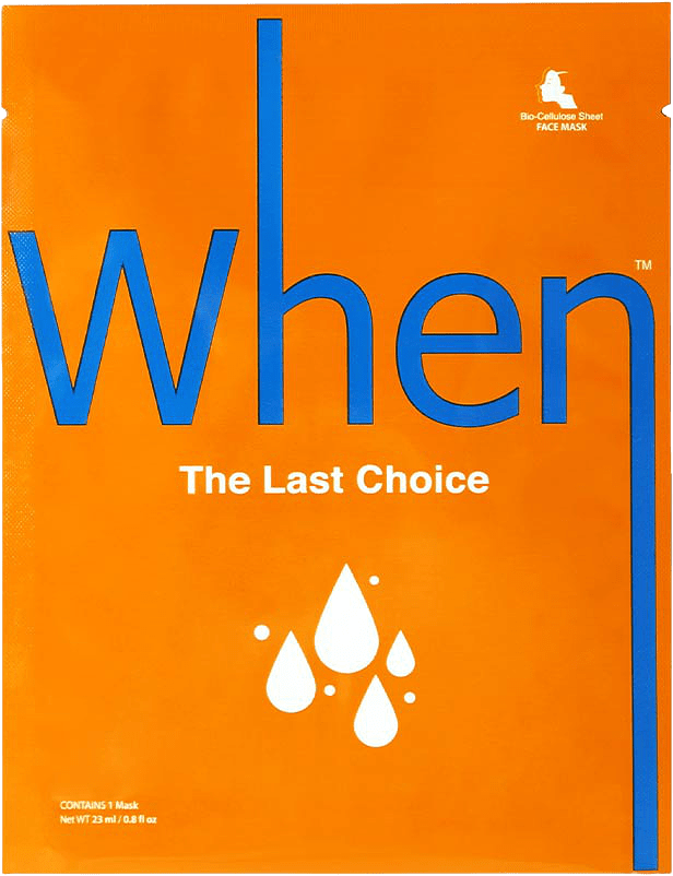 The Last Choice  Sheet Mask, från When.